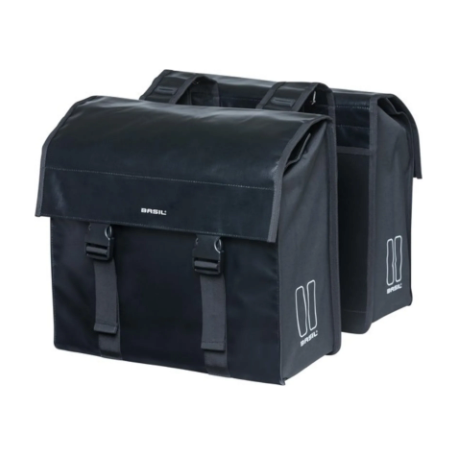 Basil Urban Load dubbele fietstas 48-53L Zwart