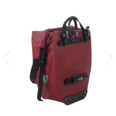 Büchel 100% waterdicht enkele fietstas 25,4L Merlot