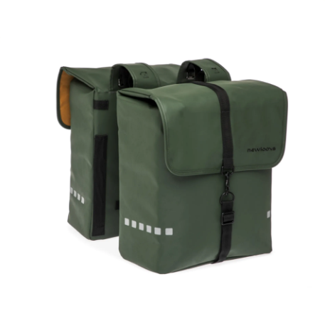 New Looxs Odense Double fietstas 39L groen