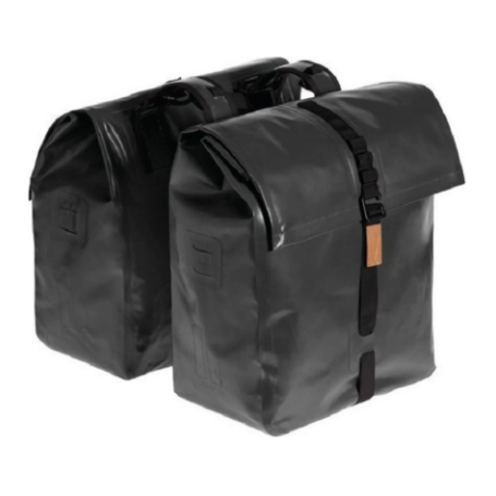 Basil Urban Dry dubbele fietstas 50L Zwart